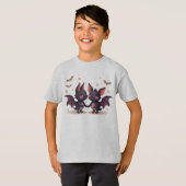 Beste vrienden die we op Halloween hebben ontmoet T-shirt (Voorkant volledig)