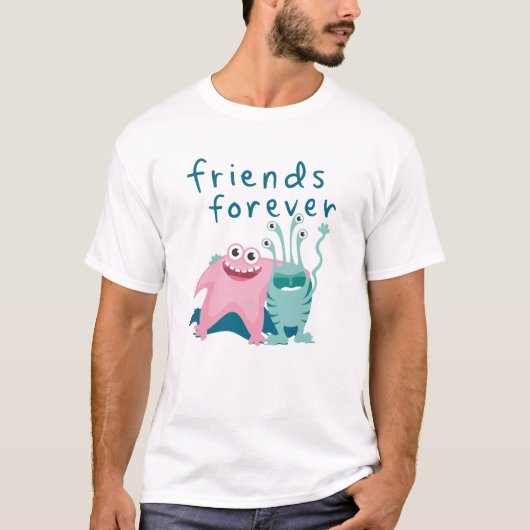 Beste vrienden dieren t-shirt (Voorkant)
