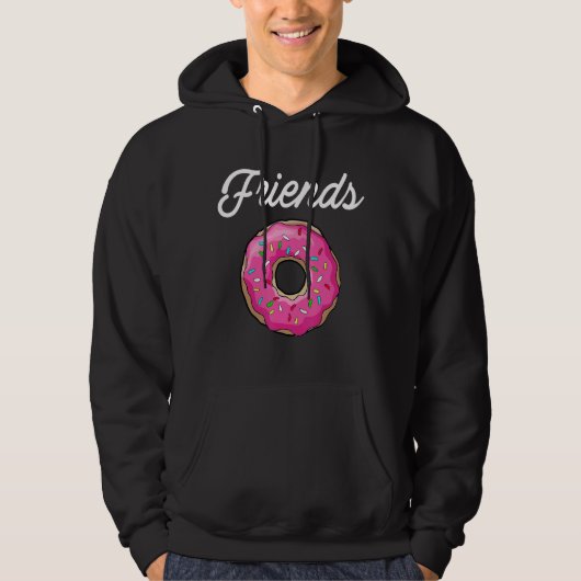 Beste vrienden Donuts Hoodie (Voorkant)