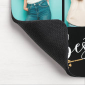 Beste vrienden Drie Persoonlijke foto's Muismat (Hoek)