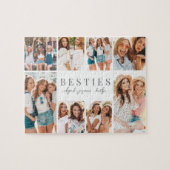 Beste Vrienden Elegante BFF Collage Foto Legpuzzel (Horizontaal)