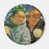  beste vrienden! Elegante en stijlvolle vrouwen Magneet (Voorkant)