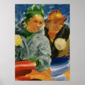  beste vrienden! Elegante en stijlvolle vrouwen Poster (Voorkant)