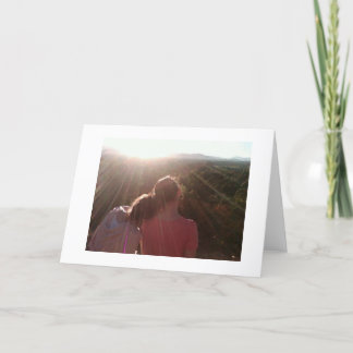 Beste Vrienden en een Zonsondergang Kaart