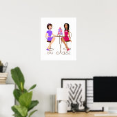 Beste vrienden en schilfers poster (Thuiskantoor)