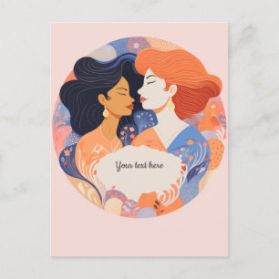 Beste vrienden Familie Dames Briefkaart