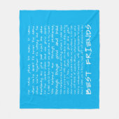 Beste vrienden fleece deken (Voorkant)