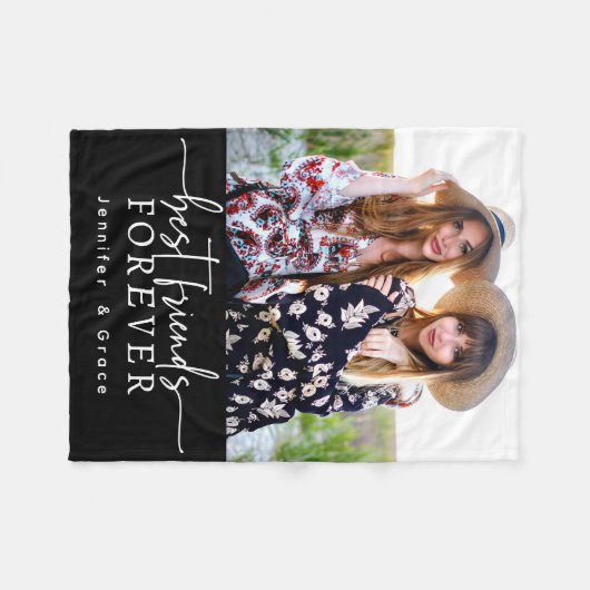 Beste vrienden fleece deken (Voorkant (Horizontaal))