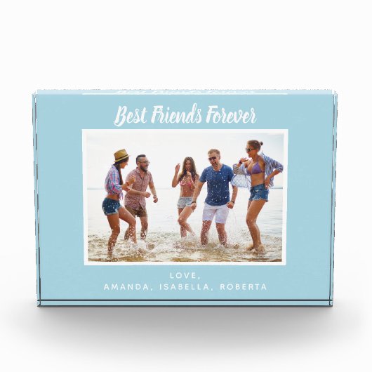 Beste Vrienden Forever aangepaste foto lichtblauw (Voorkant)
