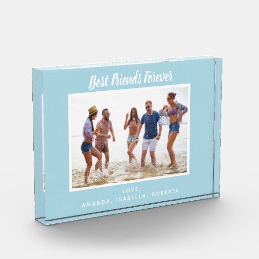 Beste Vrienden Forever aangepaste foto lichtblauw (Links)