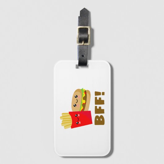 Beste vrienden Forever Bagagelabel (Voorkant (verticaal))