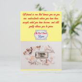 Beste vrienden Forever Bedankkaart (Staand voorkant)