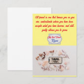 Beste vrienden Forever Bedankkaart (Voorkant / Achterkant)