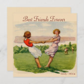 Beste vrienden Forever Bedankkaart (Voorkant / Achterkant)