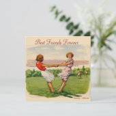 Beste vrienden Forever Bedankkaart (Staand voorkant)