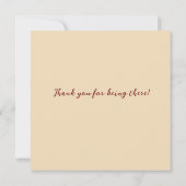 Beste vrienden Forever Bedankkaart (Achterkant)