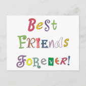 Beste vrienden Forever Briefkaart (Voorkant)