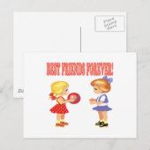 Beste vrienden Forever Briefkaart (Voorkant / Achterkant)