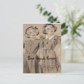 Beste vrienden Forever Briefkaart (Staand voorkant)