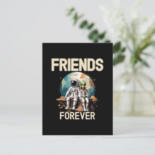 Beste vrienden Forever Briefkaart (Staand voorkant)