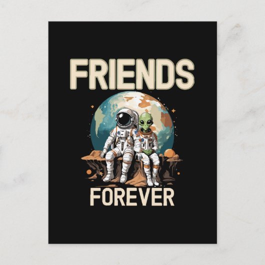Beste vrienden Forever Briefkaart (Voorkant)