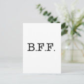 Beste vrienden Forever Briefkaart (Staand voorkant)