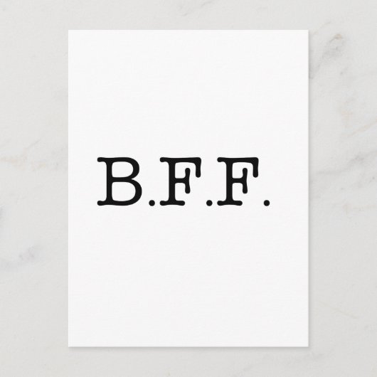 Beste vrienden Forever Briefkaart (Voorkant)