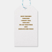 Beste vrienden Forever Cadeaulabel (Achterkant)