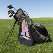 Beste vrienden Forever Golfhanddoek (Groen)