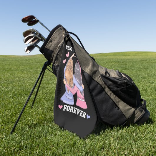 Beste vrienden Forever Golfhanddoek (Groen)