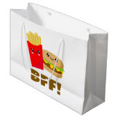 Beste vrienden Forever Groot Cadeauzakje (Voorkant Gekanteld)