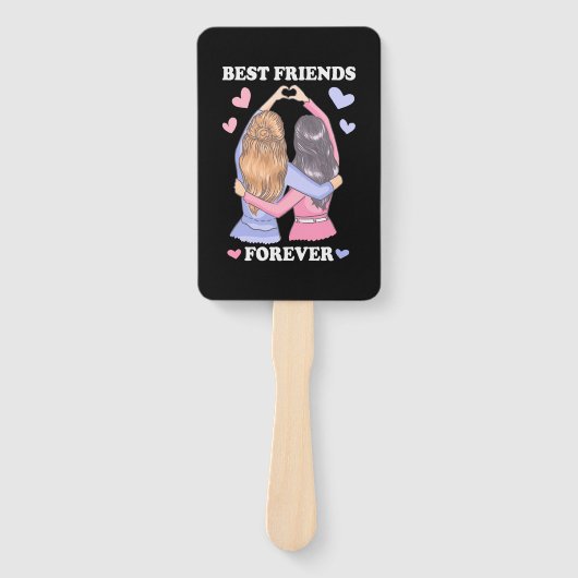 Beste vrienden Forever Handwaaier (Voorkant)