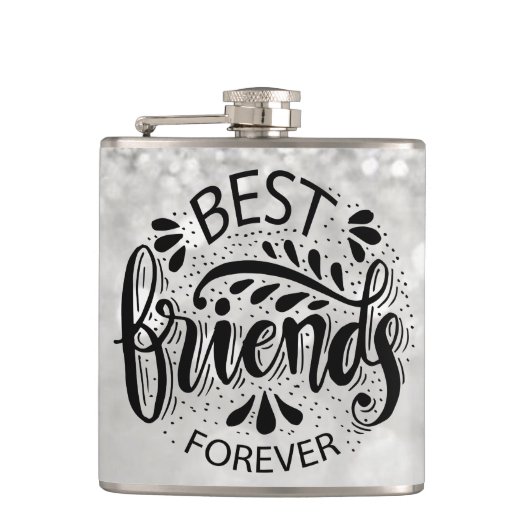 Beste vrienden Forever Heupfles (Voorkant)