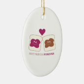 Beste vrienden Forever Keramisch Ornament (Rechts)