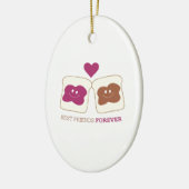 Beste vrienden Forever Keramisch Ornament (Links)