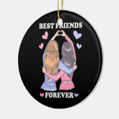 Beste vrienden Forever Keramisch Ornament (Links)