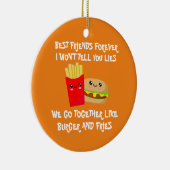 Beste vrienden Forever Keramisch Ornament (Rechts)