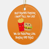 Beste vrienden Forever Keramisch Ornament (Links)