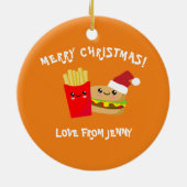 Beste vrienden Forever Keramisch Ornament (Achterkant)