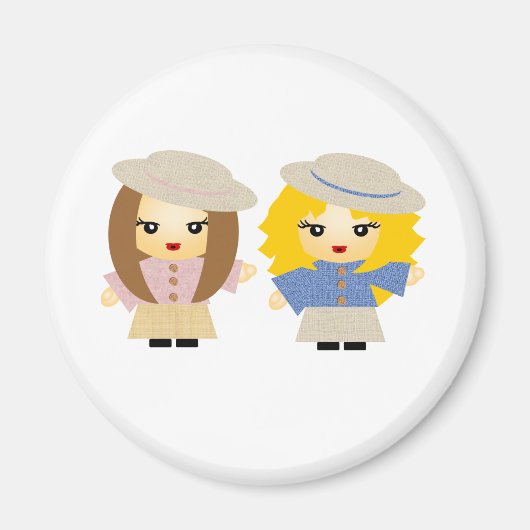 Beste vrienden Forever Magneet (Voorkant)