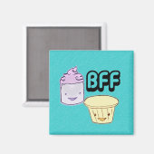 Beste vrienden Forever Magneet (Voorkant / Achterkant)