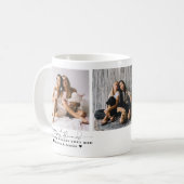 Beste vrienden Forever | Moderne BFF-foto minimaal Koffiemok (Voorkant links)