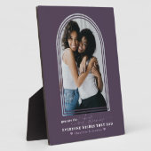 Beste vrienden Forever | Moderne, eenvoudige foto  Fotoplaat (Zijkant)