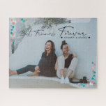 Beste vrienden Forever | Moderne minimale BFF-foto Legpuzzel<br><div class="desc">Een geweldig cadeau voor je bijen. Minimale foto's met volledig lijst, chic-lettertypen en moderne gekleurde harten komen samen in dit vrolijke, leuke ontwerp. Voeg uw douanetekst aan dit ontwerp toe door de "Edit this design sjabloon"vakjes op de rechterkant van het punt te gebruiken, of de blauwe "pas het"knoop aan om...</div>
