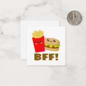 Beste vrienden Forever Notitiekaartje (Voorkant / Achterkant in situ)