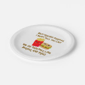 Beste vrienden Forever Papieren Bordje (Gekanteld)