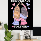 Beste vrienden Forever Poster (Thuiskantoor)