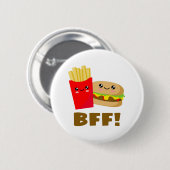 Beste vrienden Forever Ronde Button 5,7 Cm (Voorkant /achterkant)