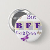 Beste vrienden Forever Ronde Button 5,7 Cm (Voorkant /achterkant)