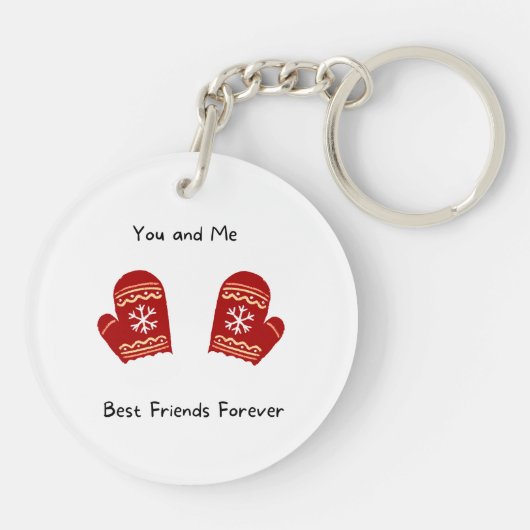 Beste vrienden Forever Sleutelhanger (Achterkant)